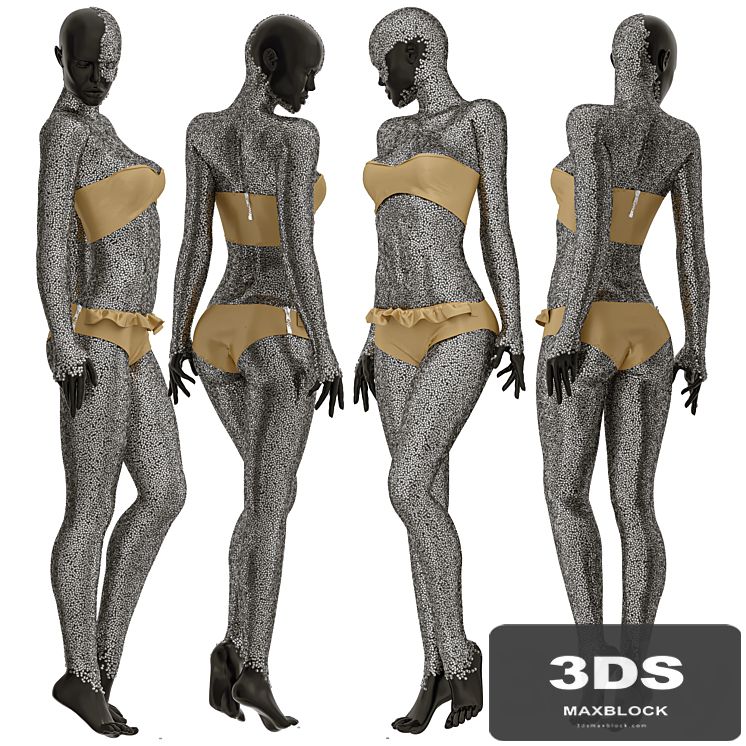 mannequin in crystals n01