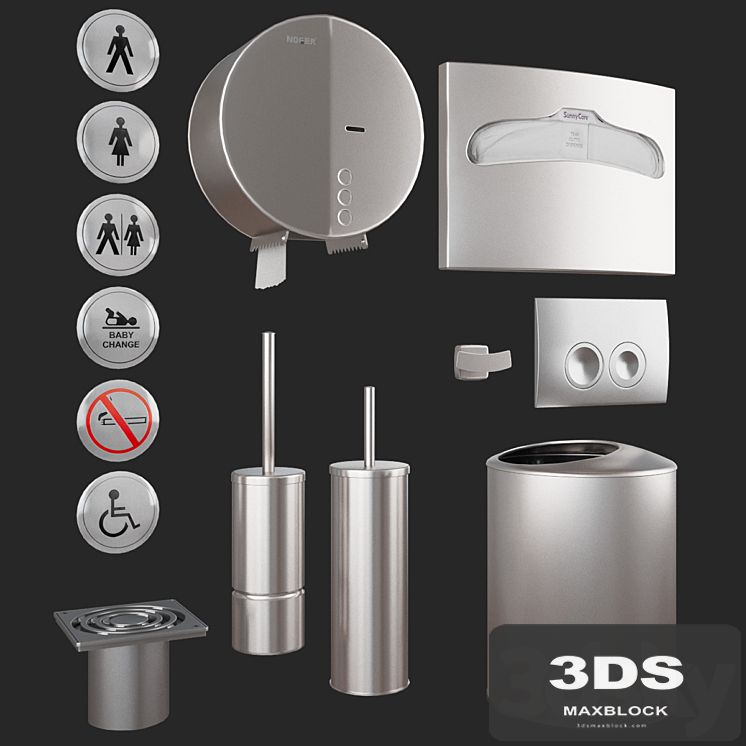 NOFER toiletSETmat # 02