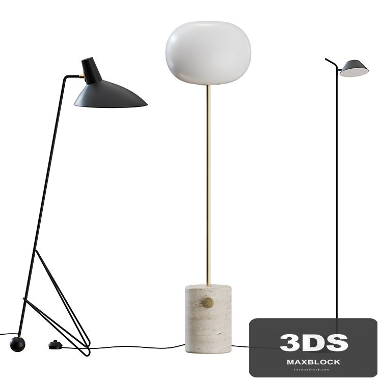 Floor Lamps Set 02