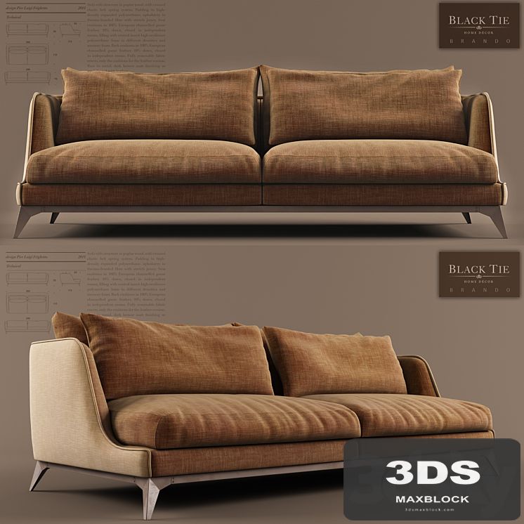 Brando sofa by Black Tie