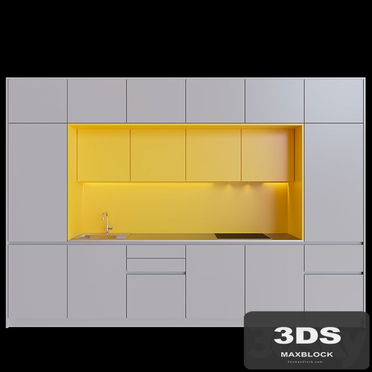 Yellow kitchen
