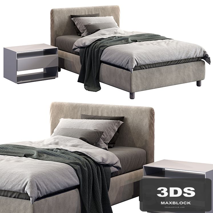 Flou bed notturno