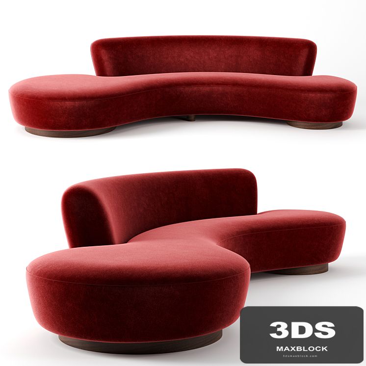 Serpentine Sofa by Vladimir Kagan