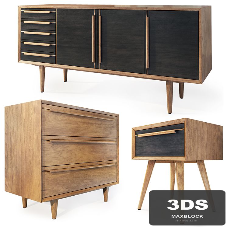 Dresser, sideboard, nightstand Bruni by Etg-Home
