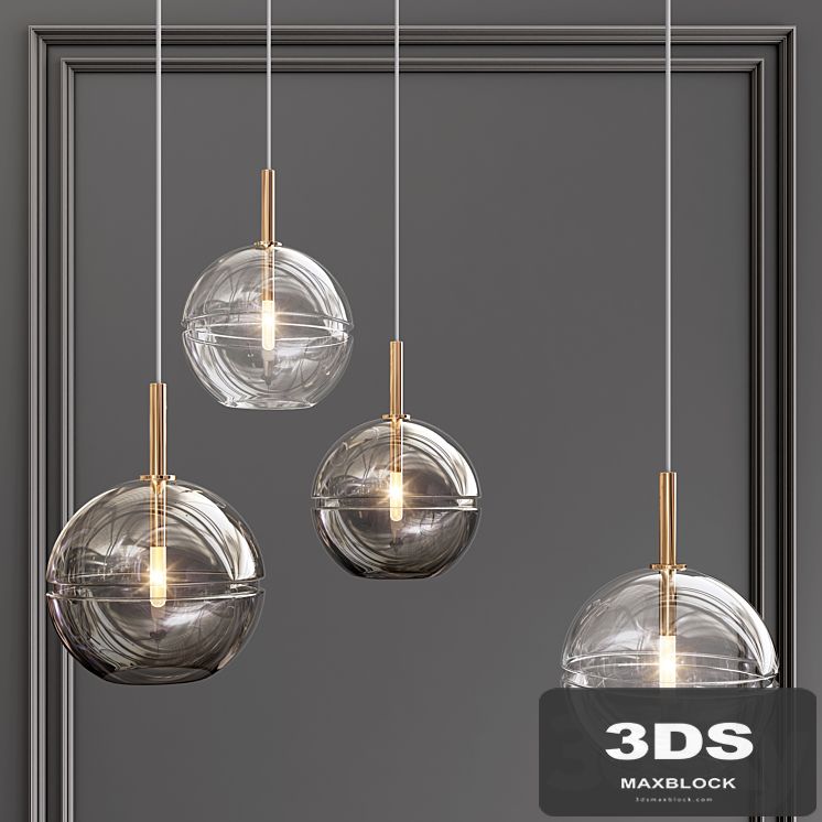 Ring Glass Art Chandelier02