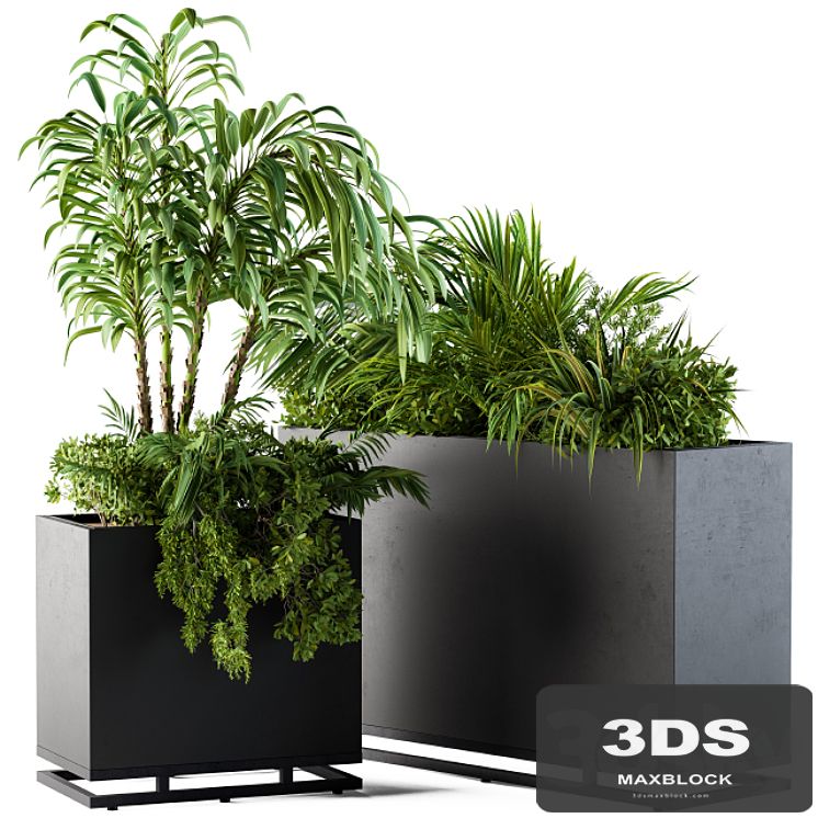 Plant box metal compact04