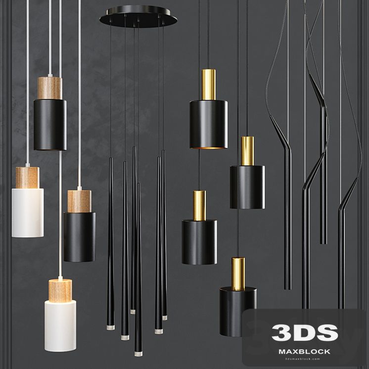 Pendant lights set 029
