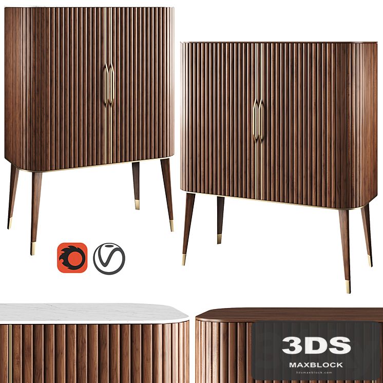 Eden-Rock Bar Unit & Cabinet Design Sacha Lakic