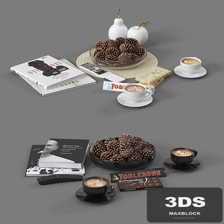Decor for a coffee table.