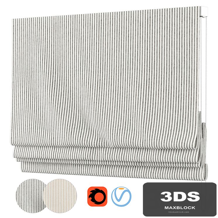 Roman Curtains 20 | Pottery Barn | Wheaton Stripe Shade