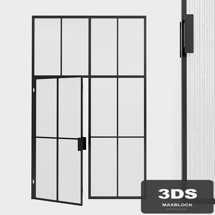 Glass partition. Door. 102