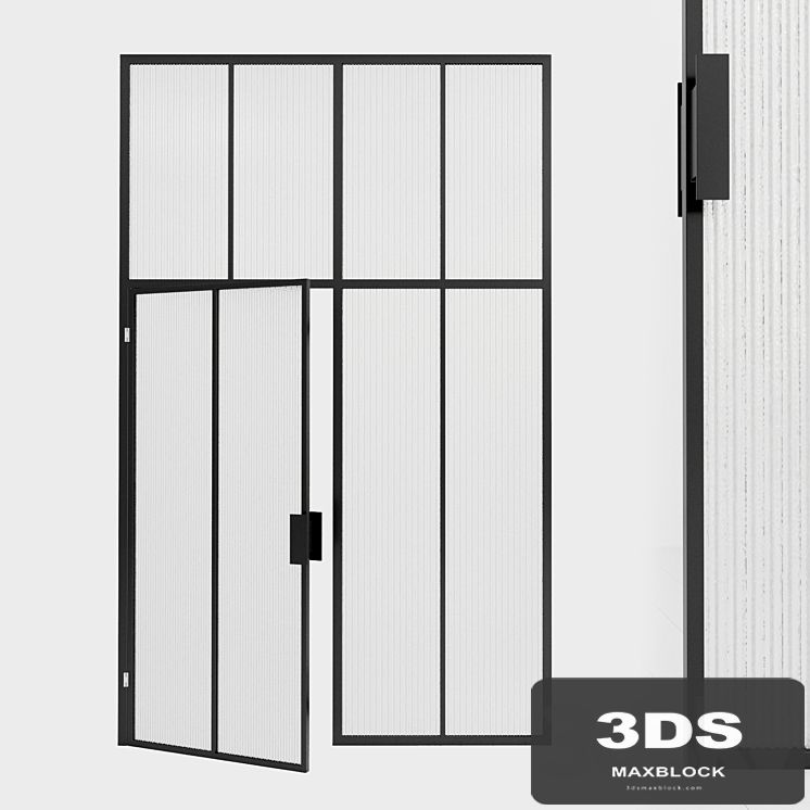 Glass partition. Door. 103