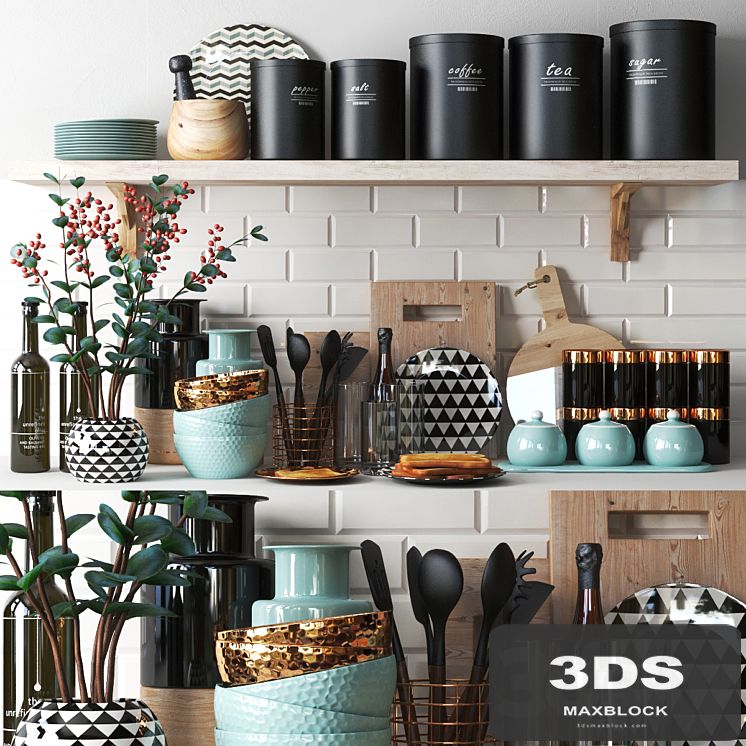 set611 -kitchen cyan