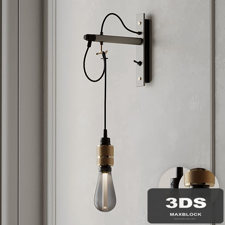 HOOKED wall light NUDE STONE from Buster and Punch