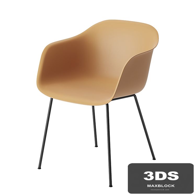 Muuto Fiber Armchair Tube Base