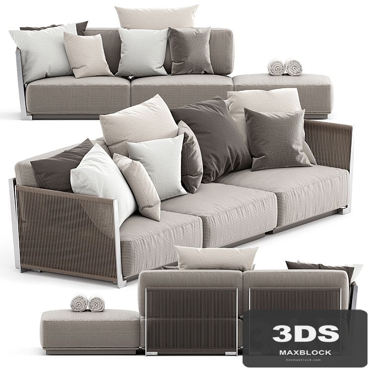 VULCANO OUTDOOR SOFA by FLEXFORM