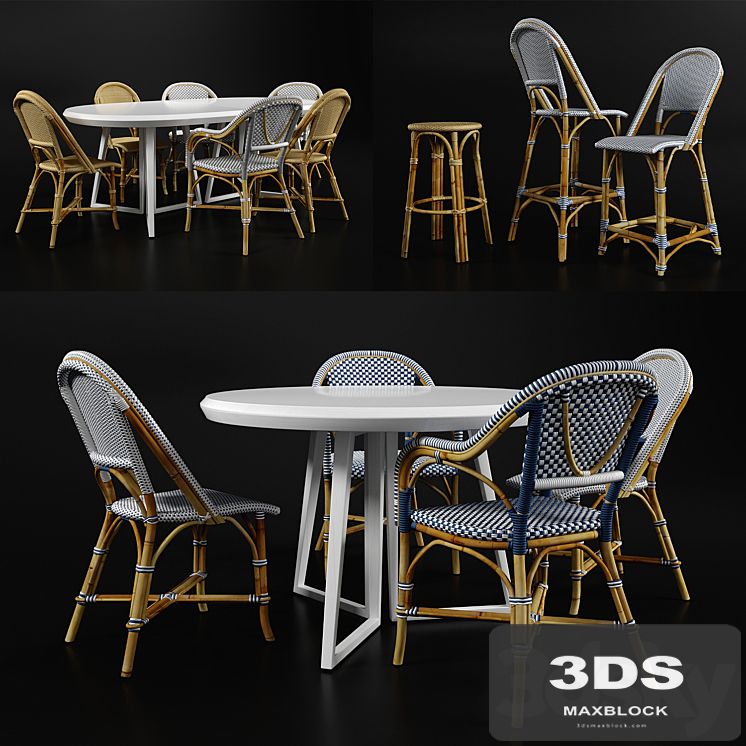 Bar, counter, dinning chair and tables
