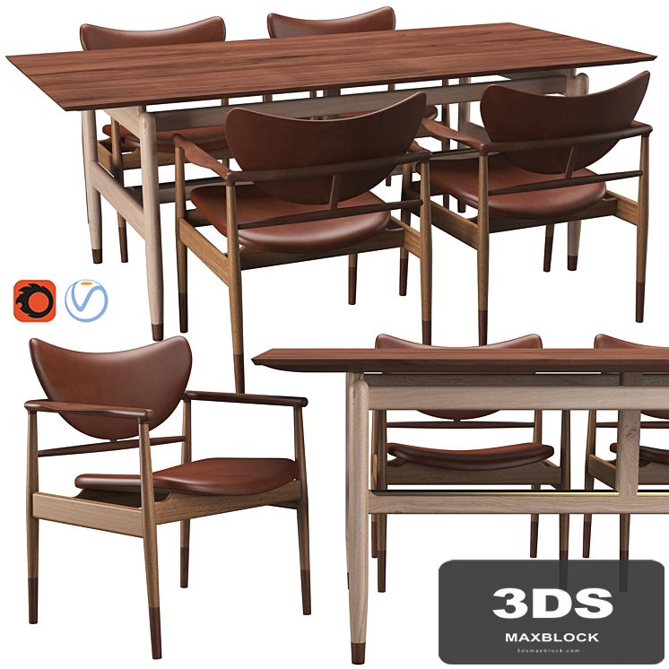 48 Chair & Kaufmann Table