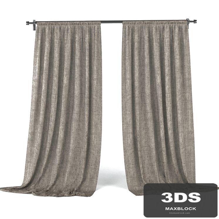 Curtains made of linen