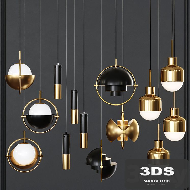 Pendant lights set 030