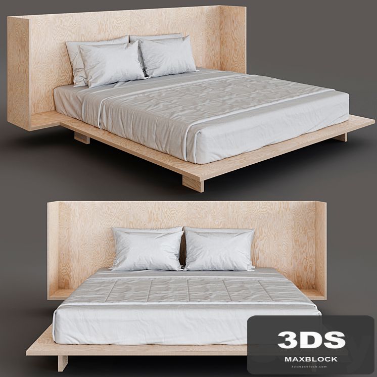 Plywood bed