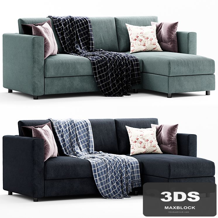 Ikea Finnala 3 seats Chaise Longue