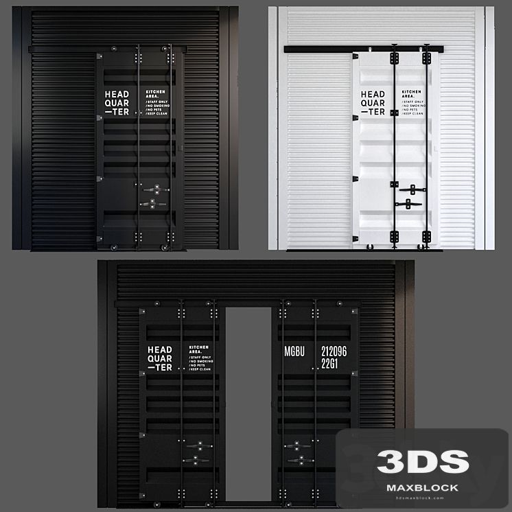 Container Sliding Door System