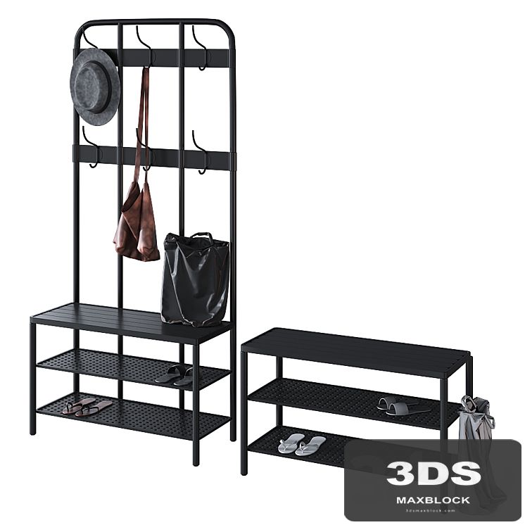 Ikea Pinning Pinnig | Hanger with section for shoes