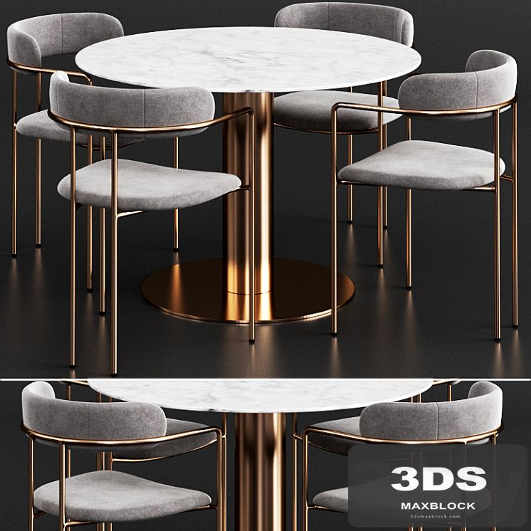 Gubi & West Elm Dinning Set