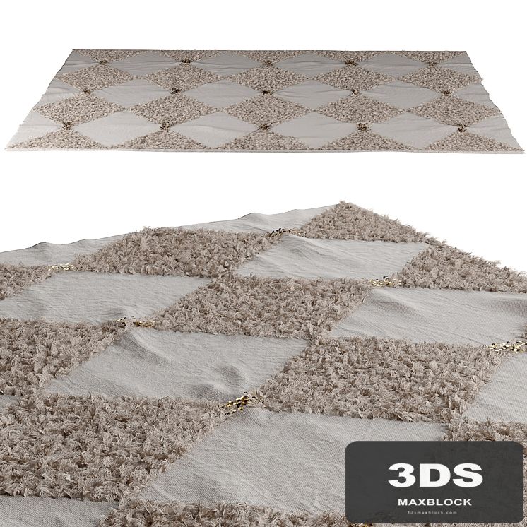 Shag Rug Creme Soft