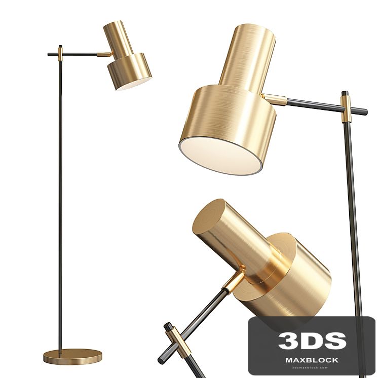 Floor lamp Margarita Brass Floor Lamp