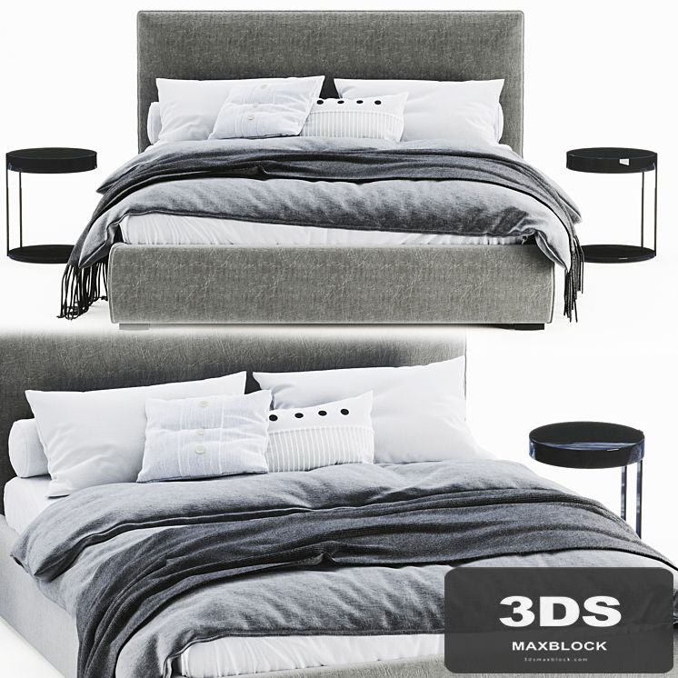 Bed Meridiani Stone Plus