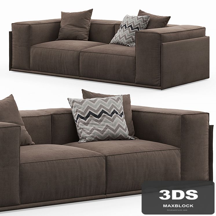 Roland 2-seat Sofa by Doimo Salotti