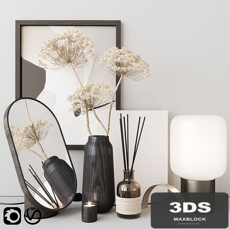 Decor with heracleum