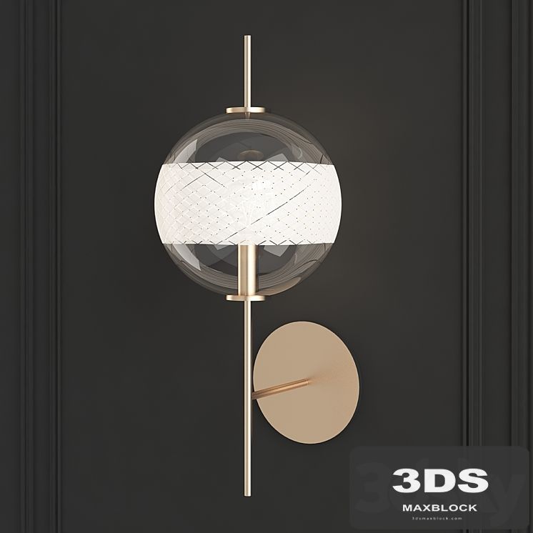 Bellacor Peloton Aged Brass One-Light LED Wall Sconce