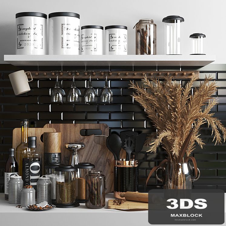 set1218 -kitchen brown