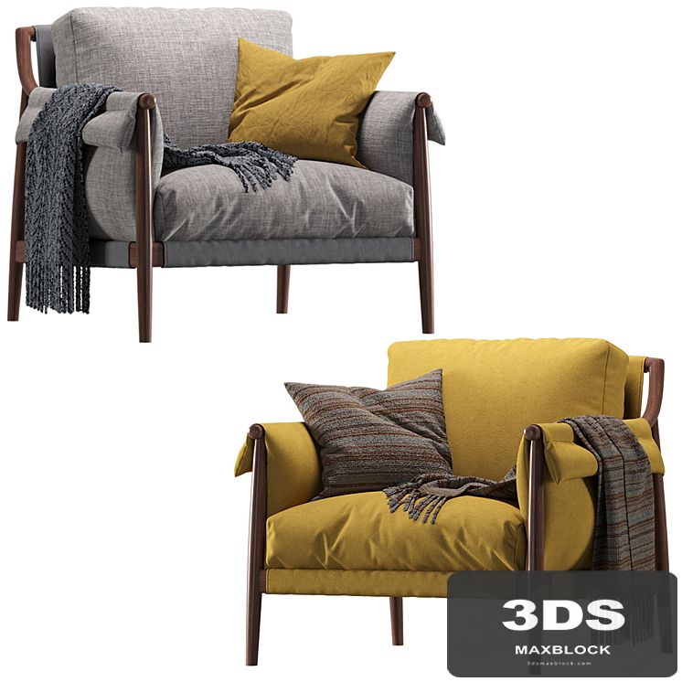 Times Lounge by Poltrona Frau armchair