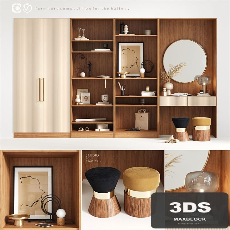 Furniture composition for the hallway