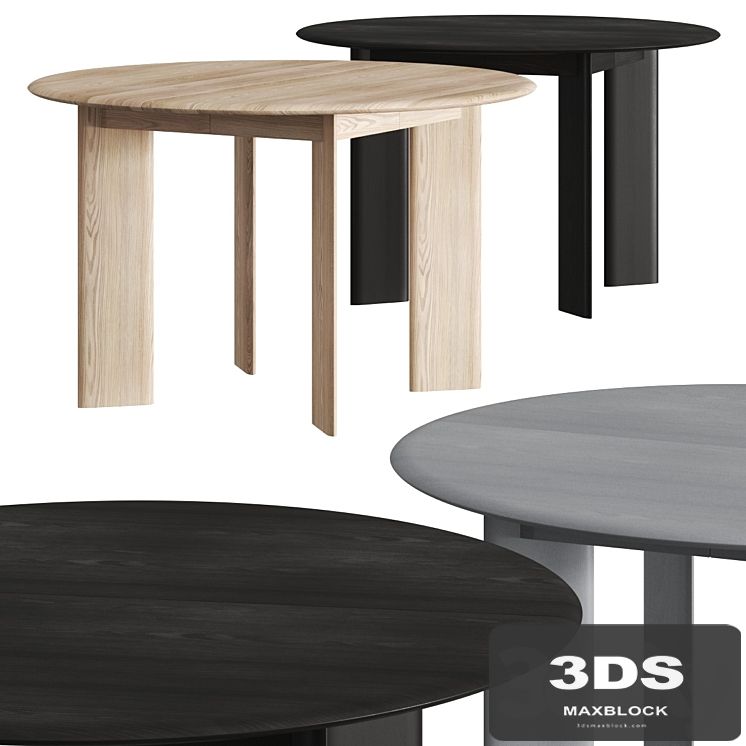 Ferm Living Bevel Round Dining Table
