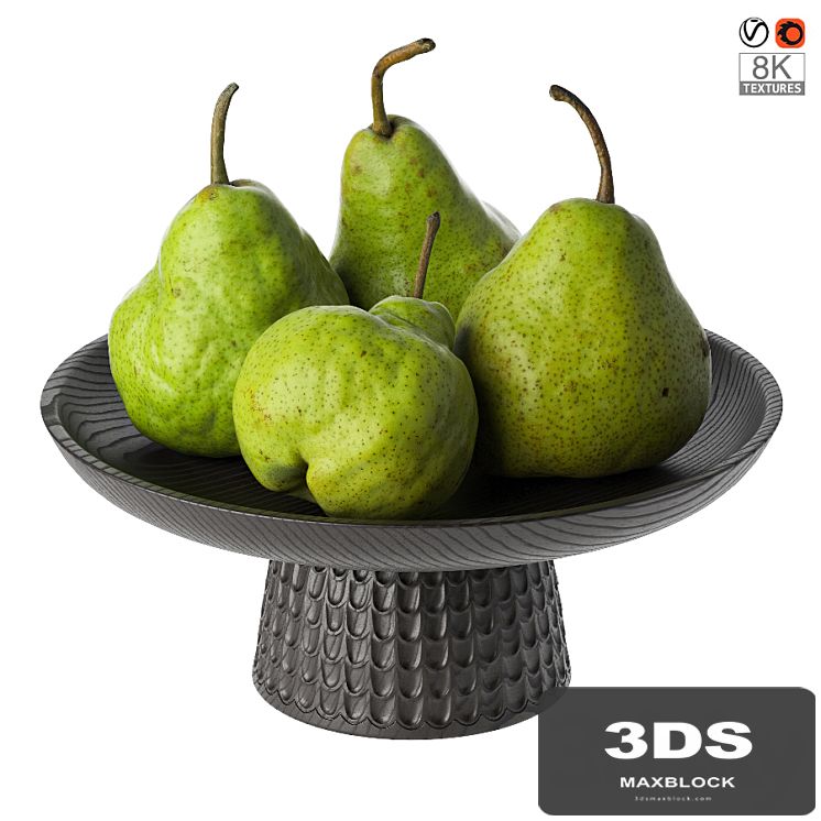 Pears in a bowl