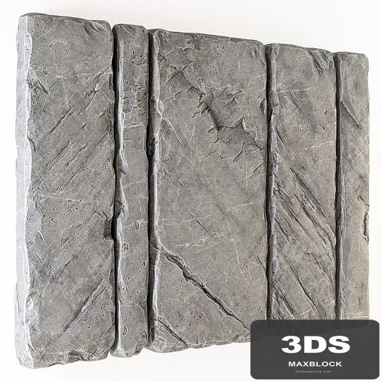Slab stone wall n2
