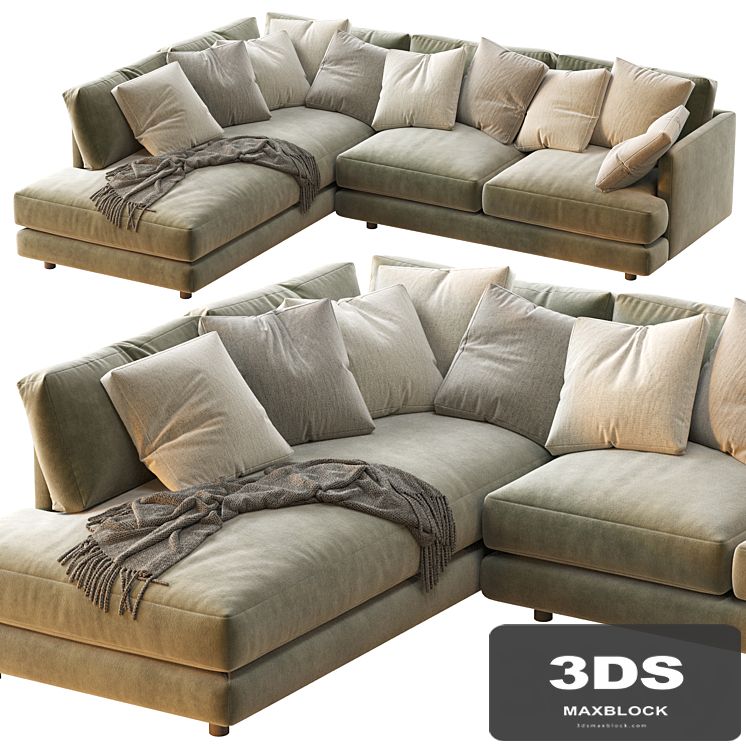 Haven 2-Piece Terminal Chaise Sectiona