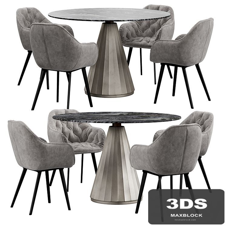 La forma & CB2 Paramount dining set