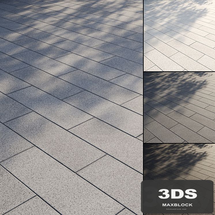 Granite paving slabs Type 6