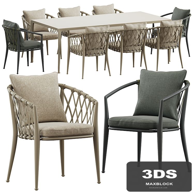 B&B Italy Erica dining table