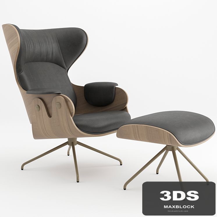 LOUNGER armchair by BD Barcelona