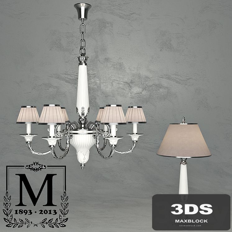 Set Mariner - a chandelier and table lamp