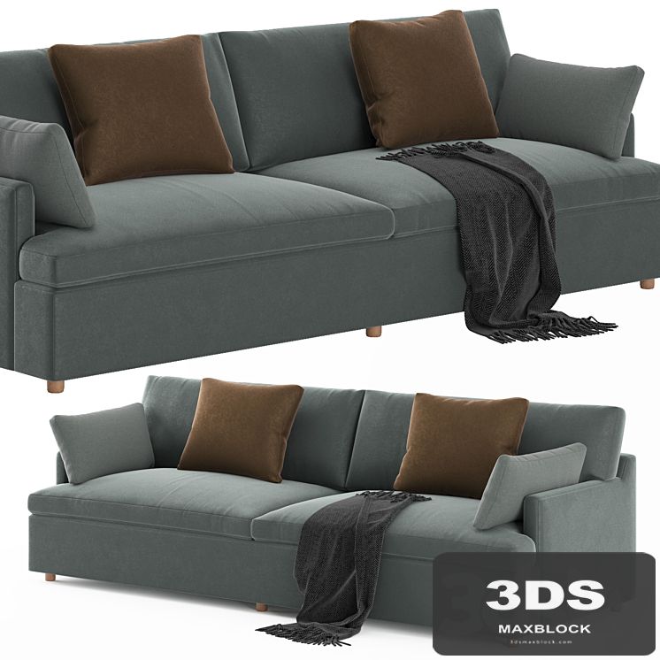 RH Cloud Track Arm Sofa