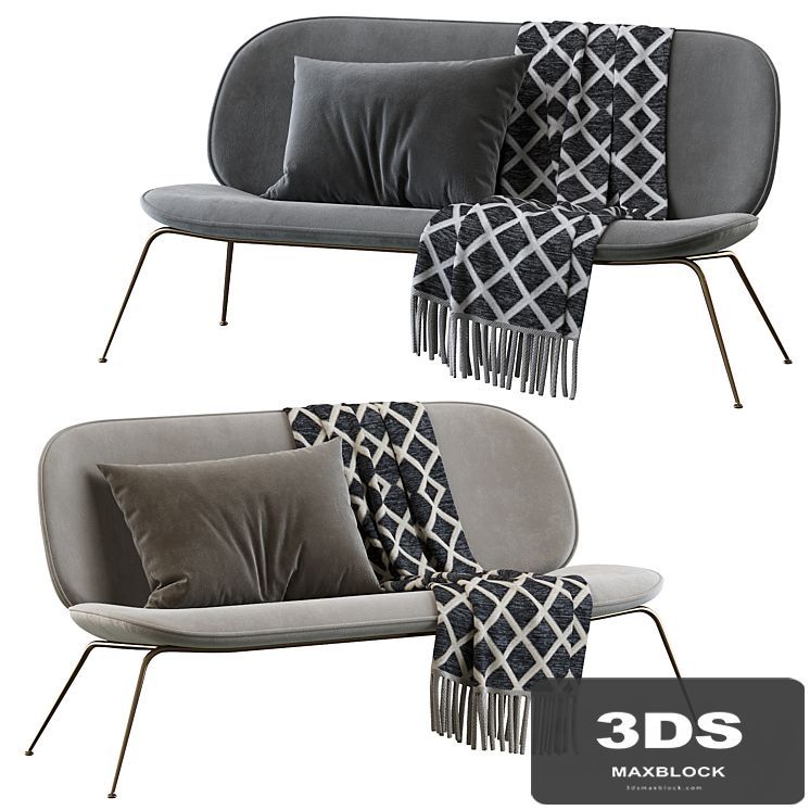 Gubi beetle sofa