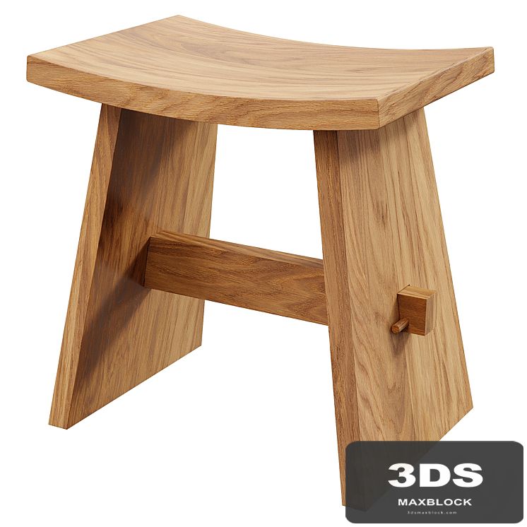 Zara Home - The wooden stool in the style of rustic